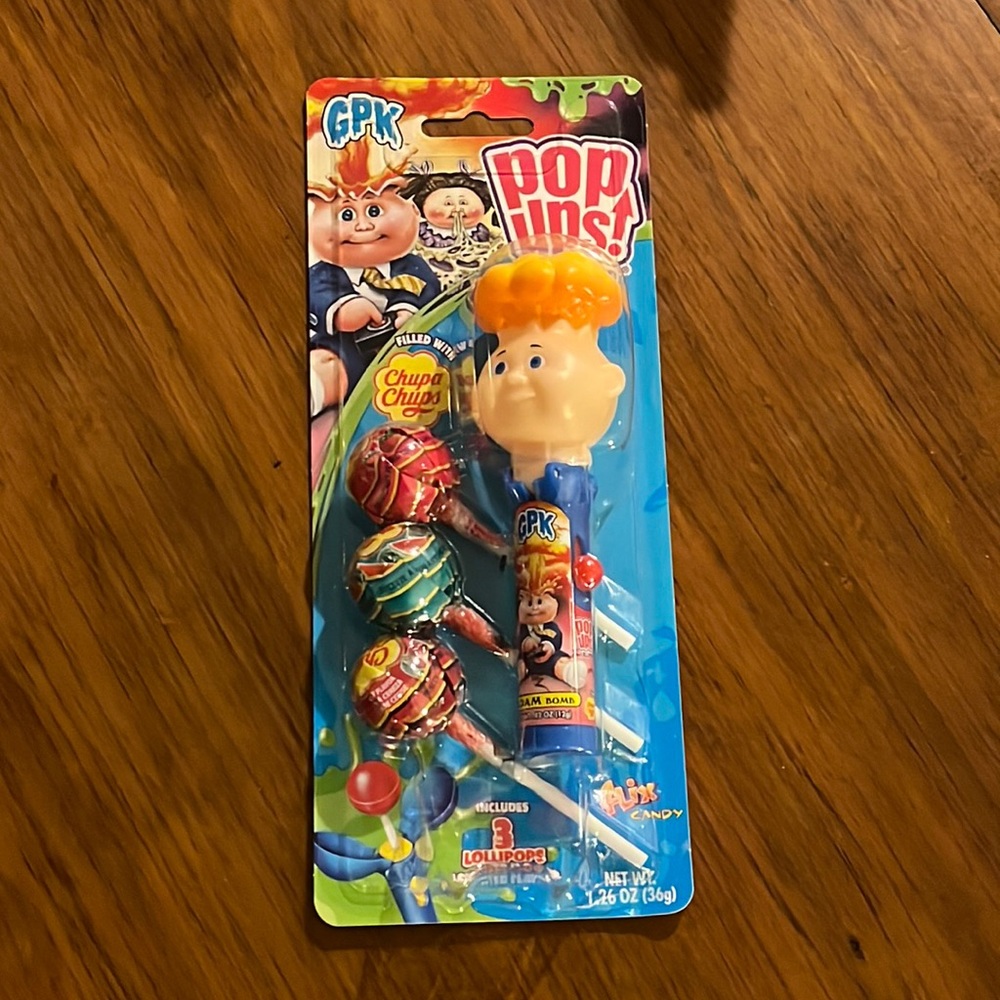 Adam Bomb GPK Garbage Pail Kids Pop Ups New licensed lollipop